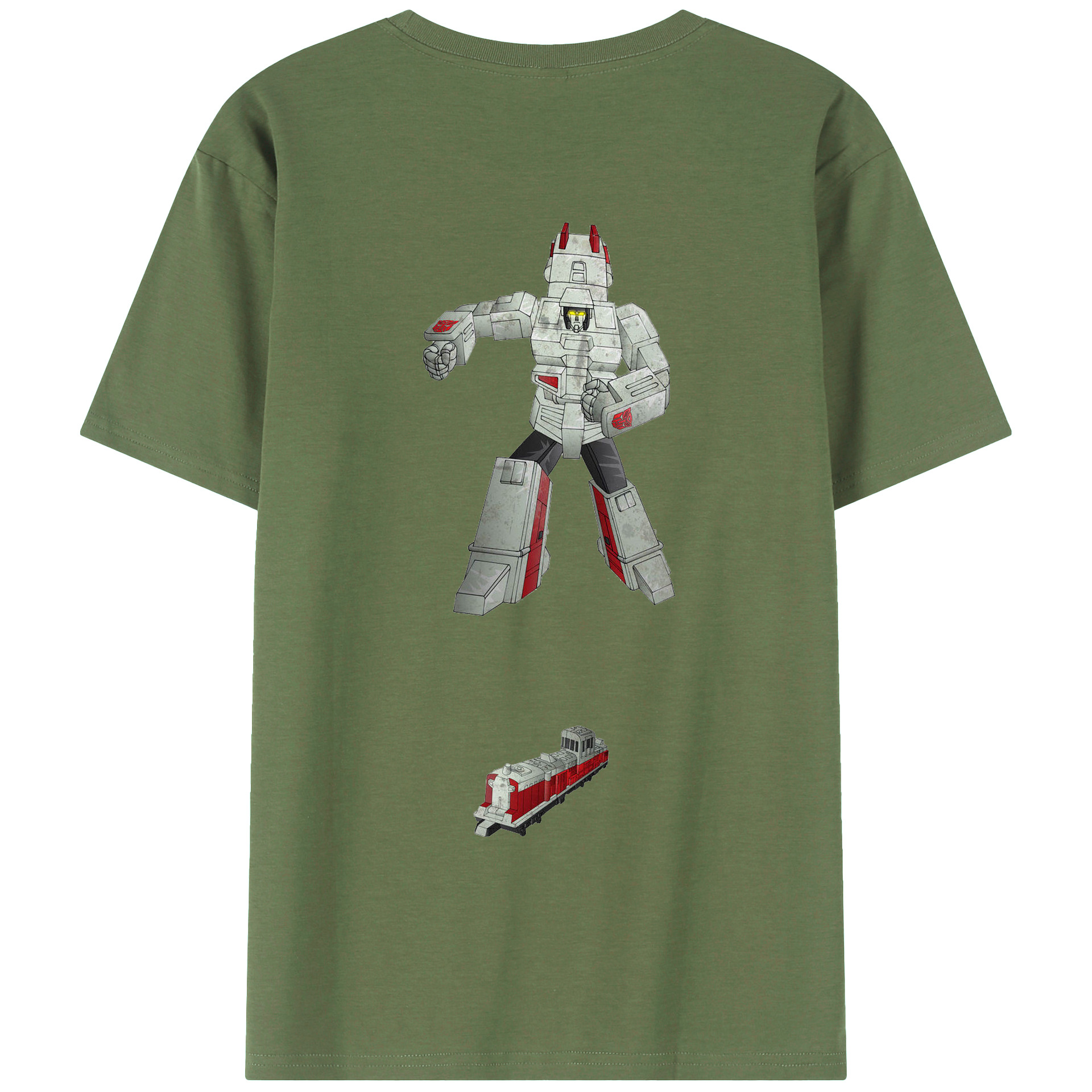 （画像用）  綿100％ メンズ半袖Tシャツ（バックプリント） 通気性